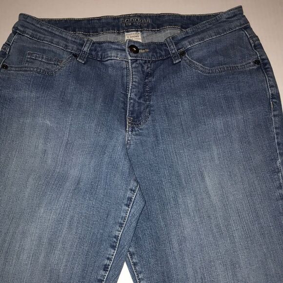 SONOMA Life + Style Comfort Stretch Denim Jeans Women's Size 6 SHORT Medium Wash - Picture 1 of 9